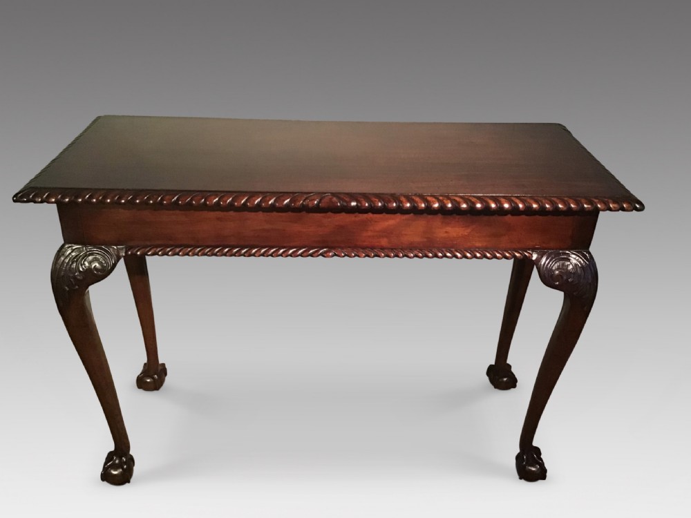 Antique mahogany serving table