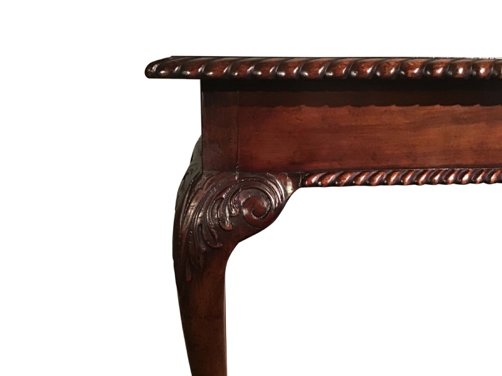 Antique mahogany serving table View III
