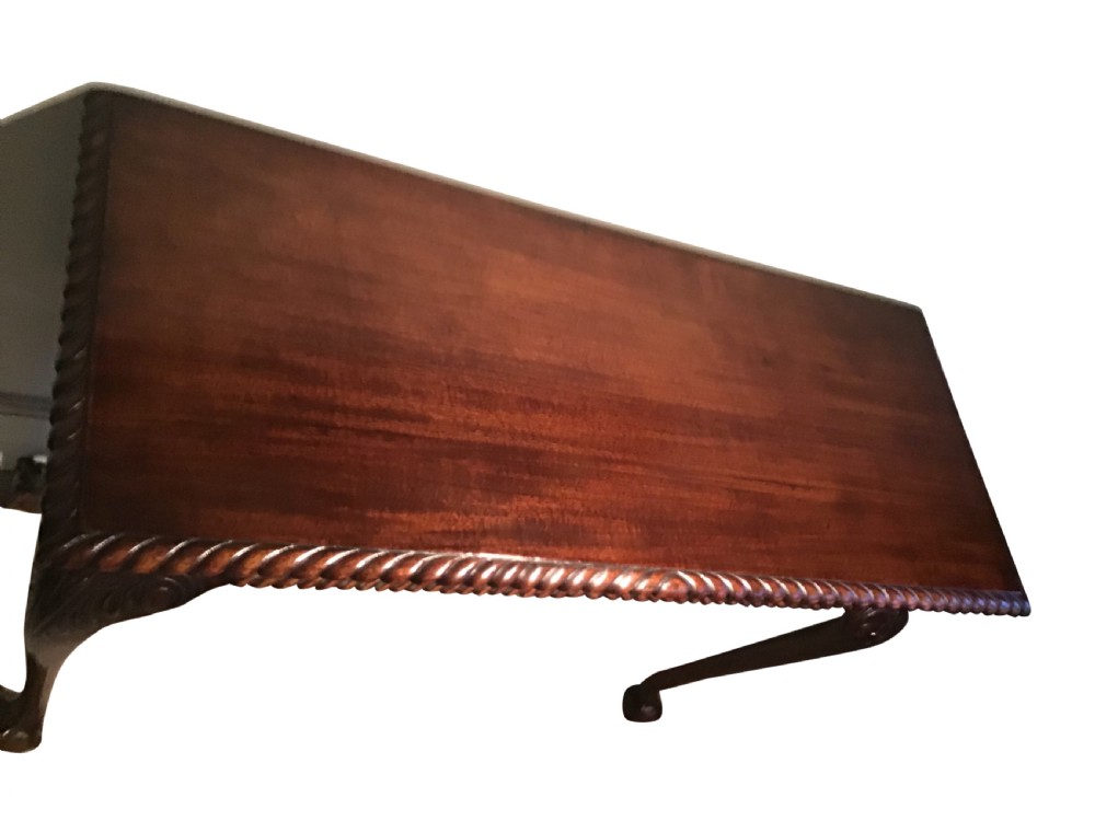 Antique mahogany serving table View IV