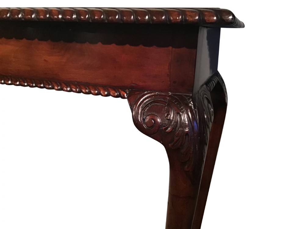 Antique mahogany serving table View V