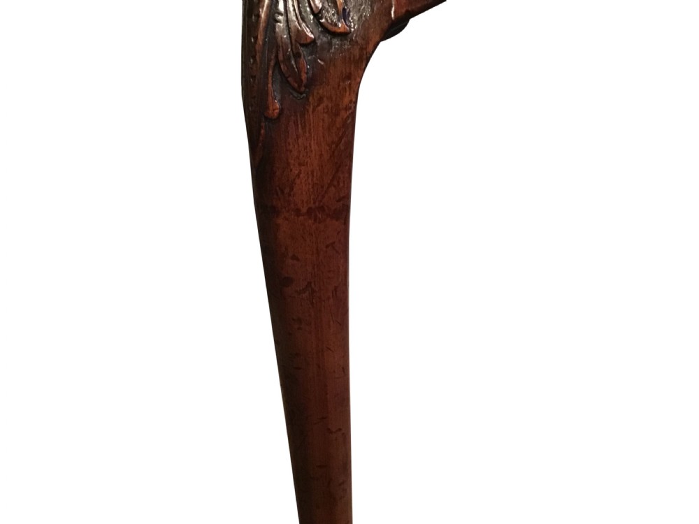 Antique mahogany serving table View VII