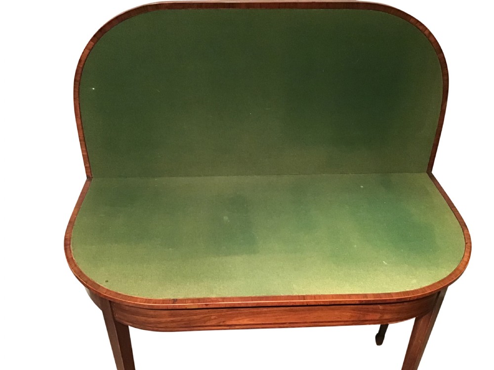 Georgian rosewood card table View V
