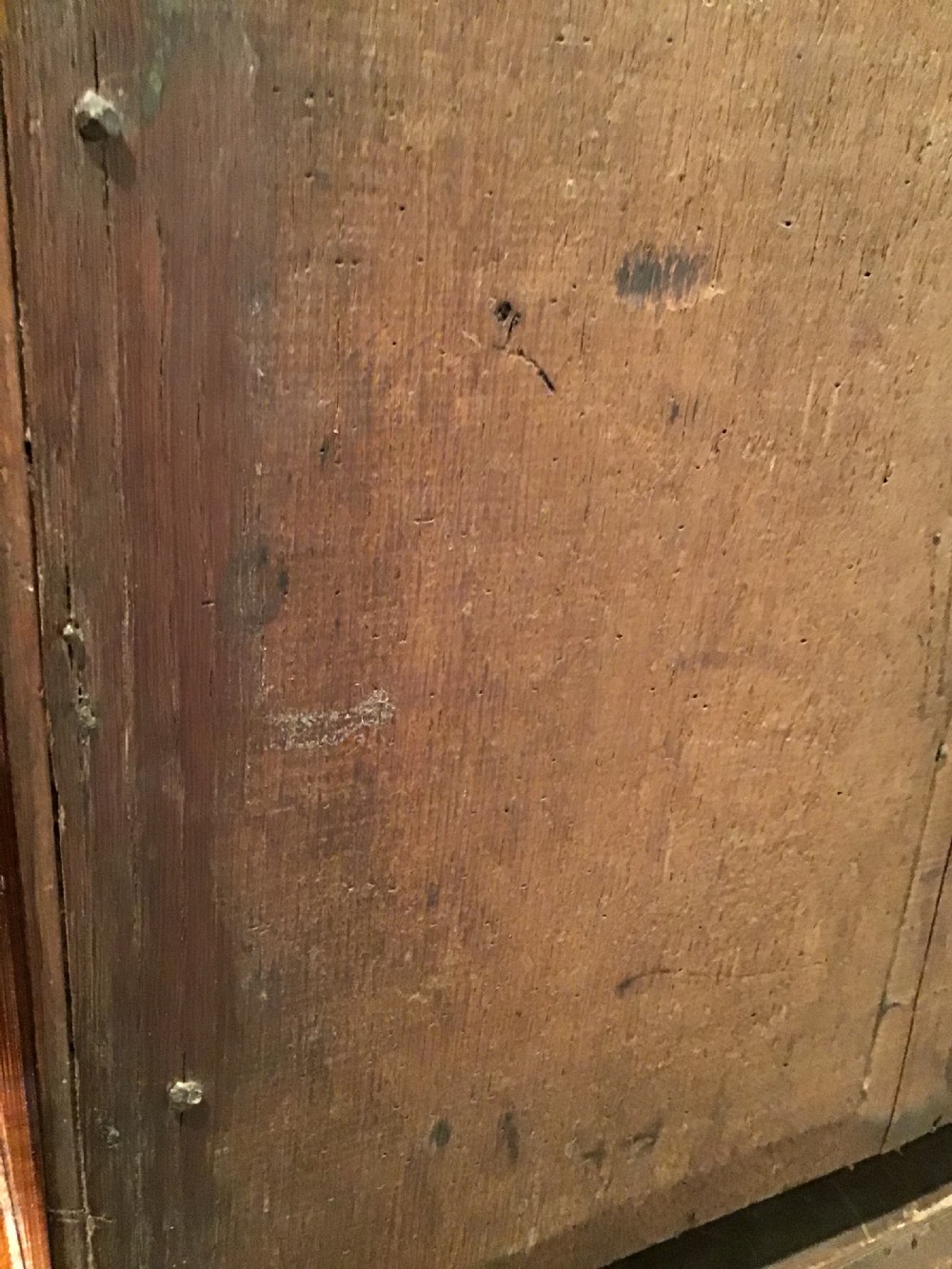 Georgian walnut bureau bookcase View XIV