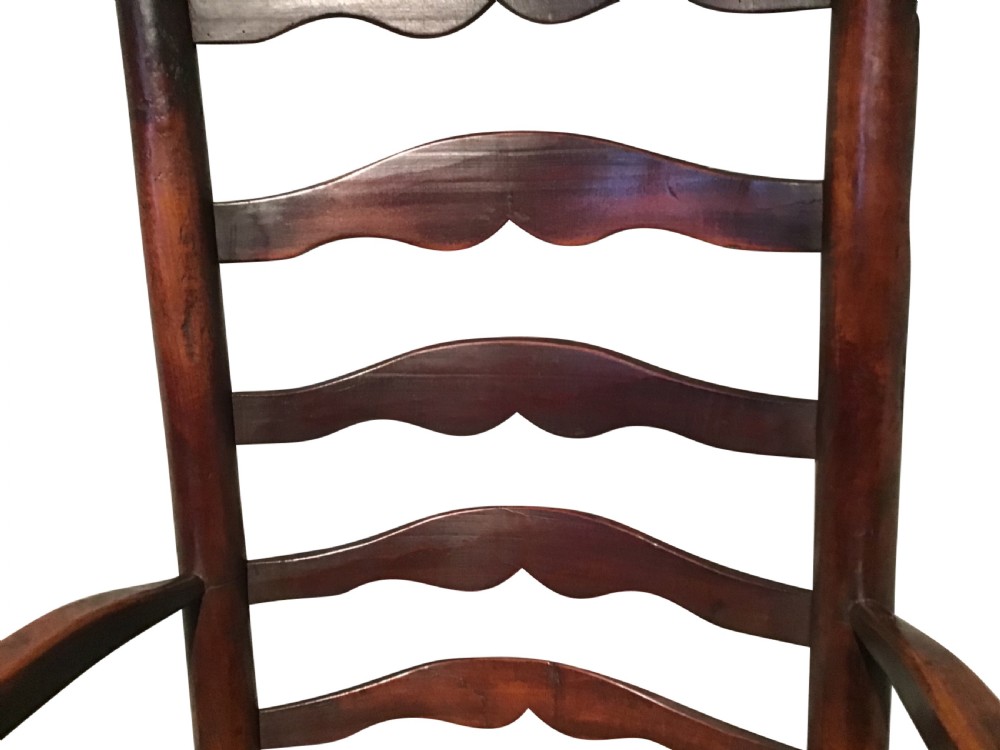 Antique ladder back chair View II