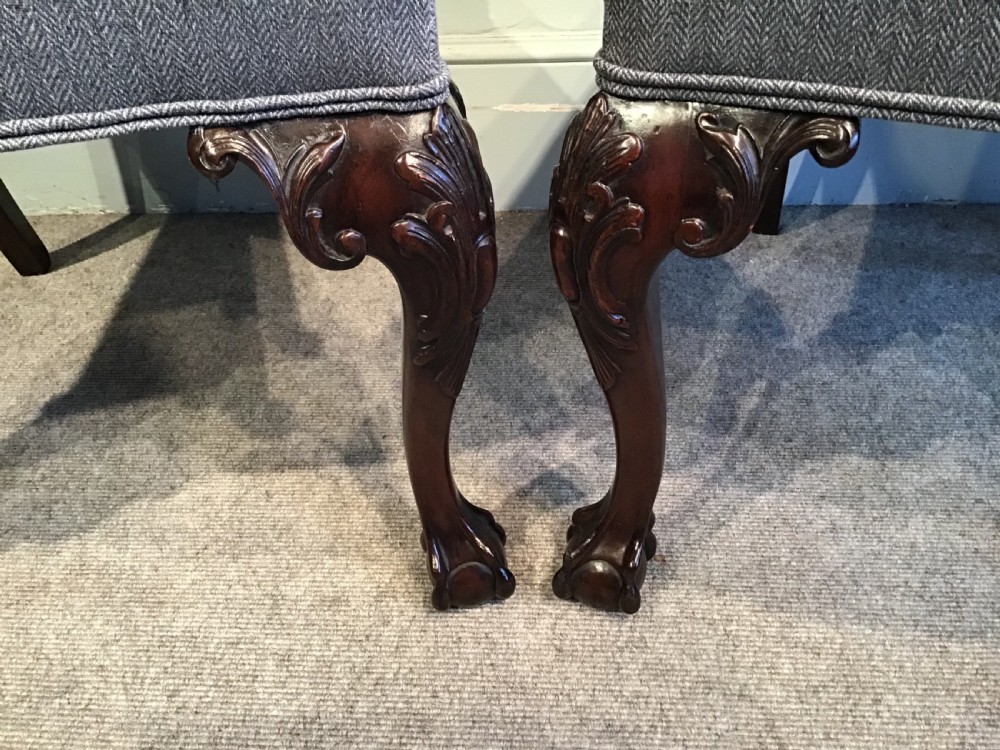 Pair of antique sidechairs View III