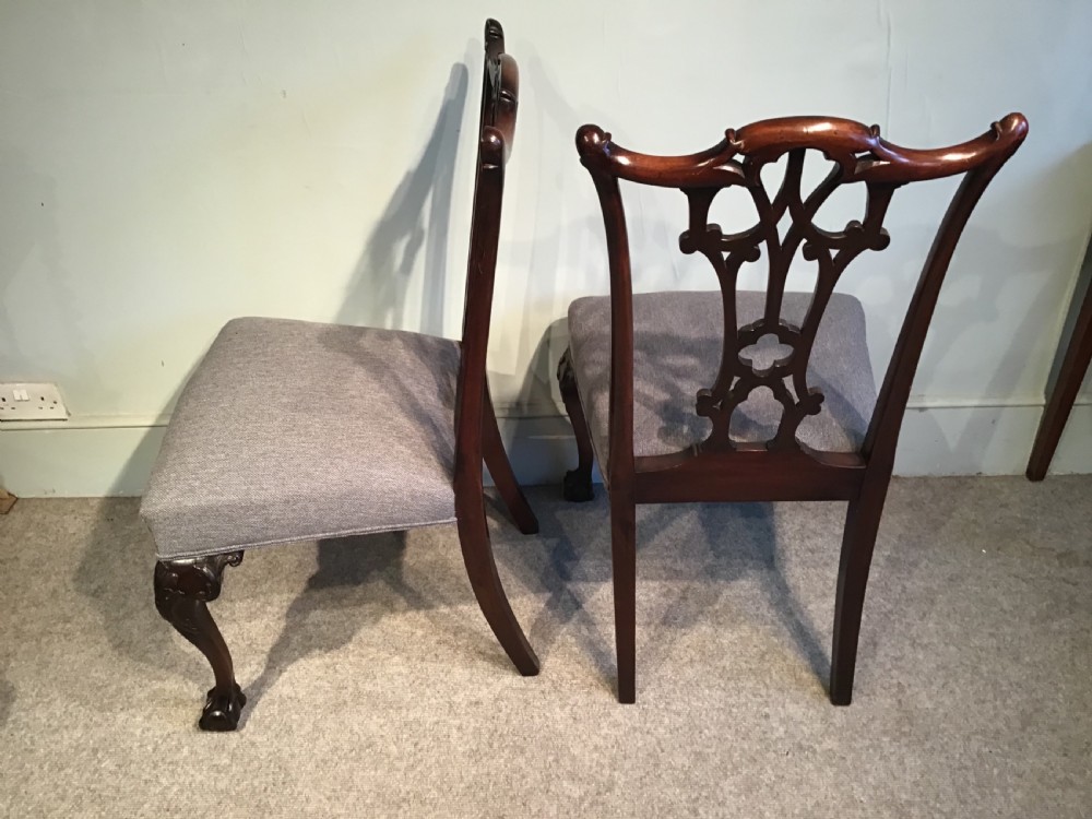 Pair of antique sidechairs View IV