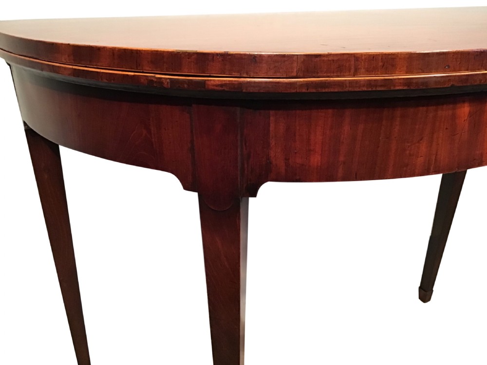 Georgian mahogany card table View II