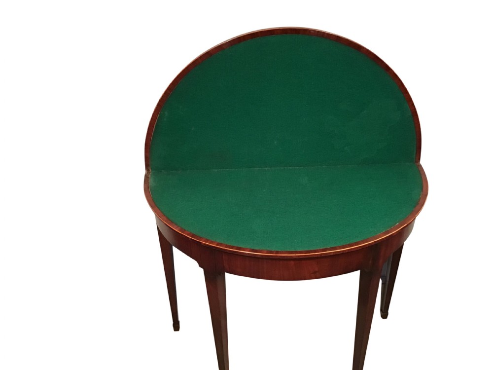 Georgian mahogany card table View V