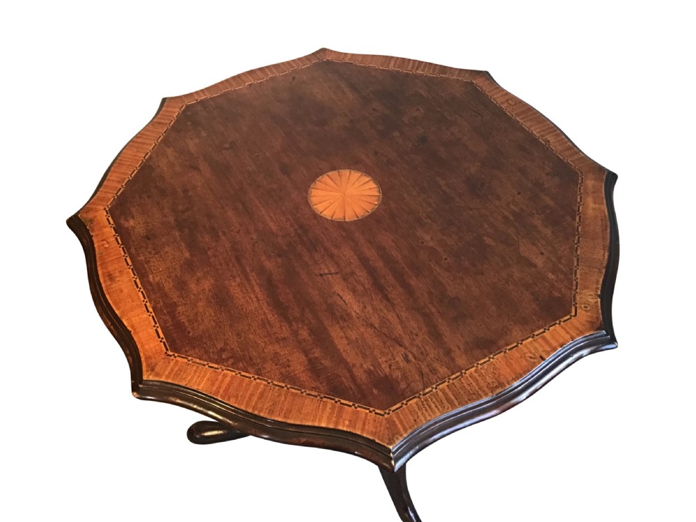 Antique tripod table View II