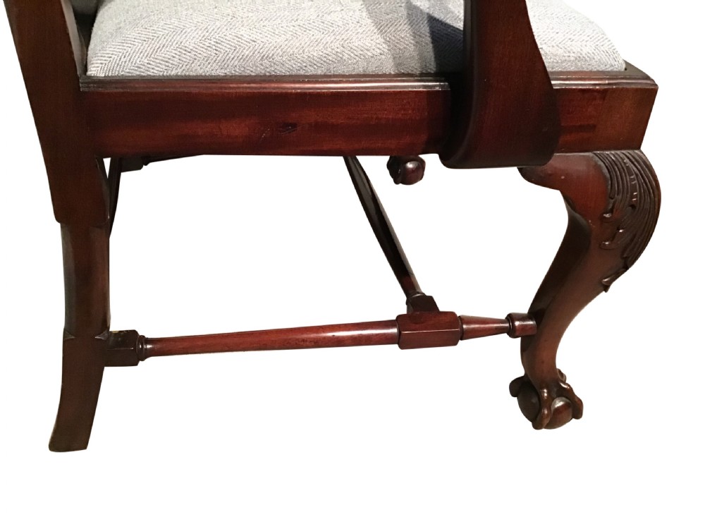 Pair of antique elbow chairs View V