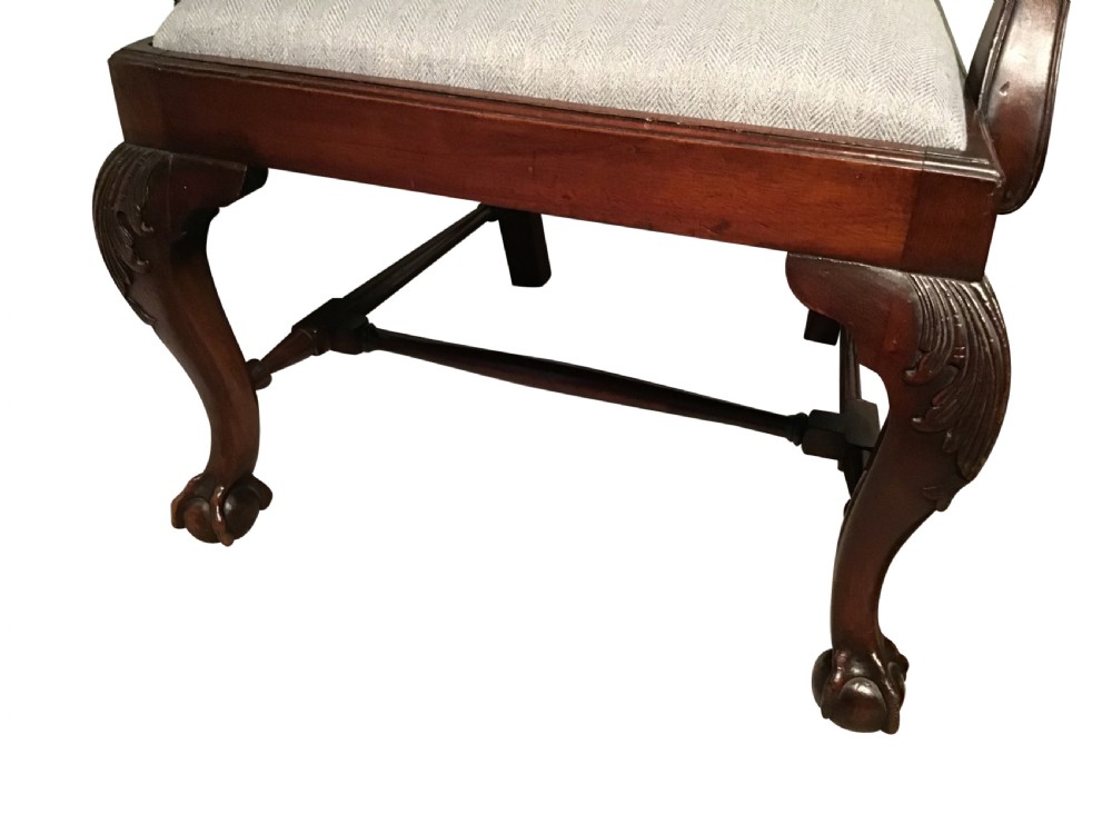 Pair of antique elbow chairs View VI