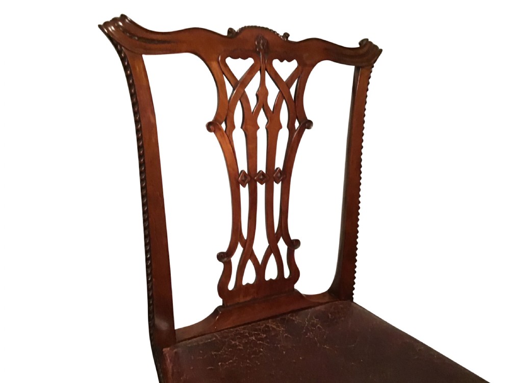Set of six antique chairs View II