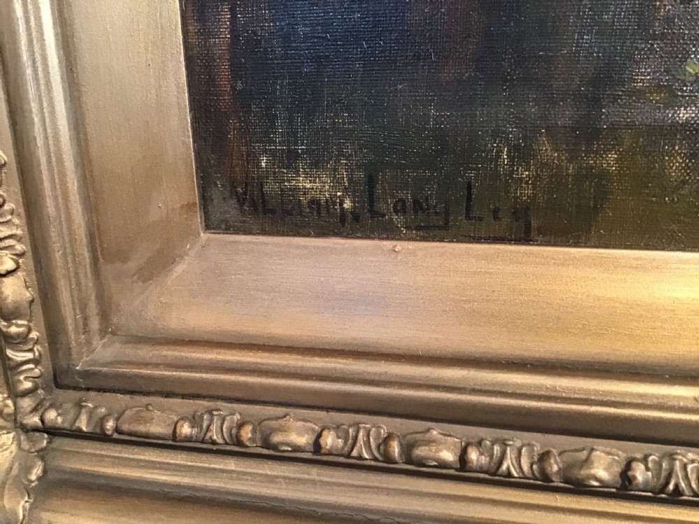 Antique oil painting View II