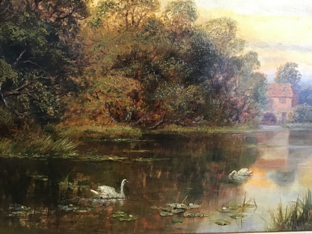 Antique oil painting View III
