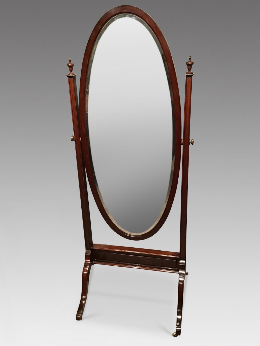 Antique cheval mirror