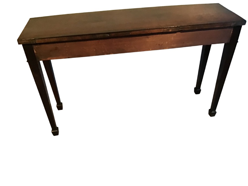 Antique mahogany serving table View VI