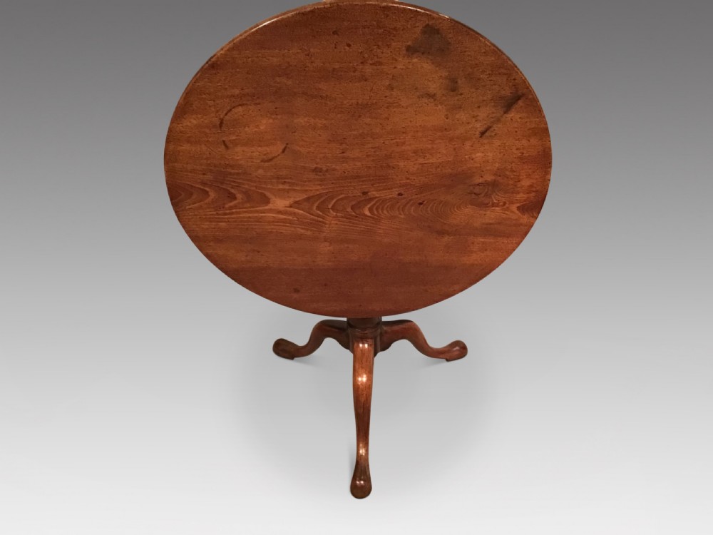 Georgian mahogany tripod table  View II