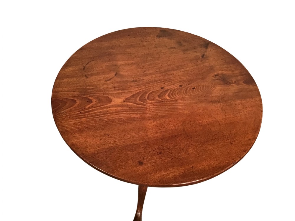 Georgian mahogany tripod table  View III