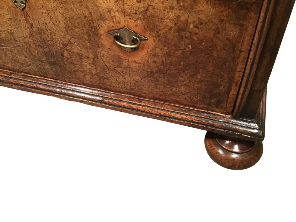 Antique walnut chest of drawers  View V
