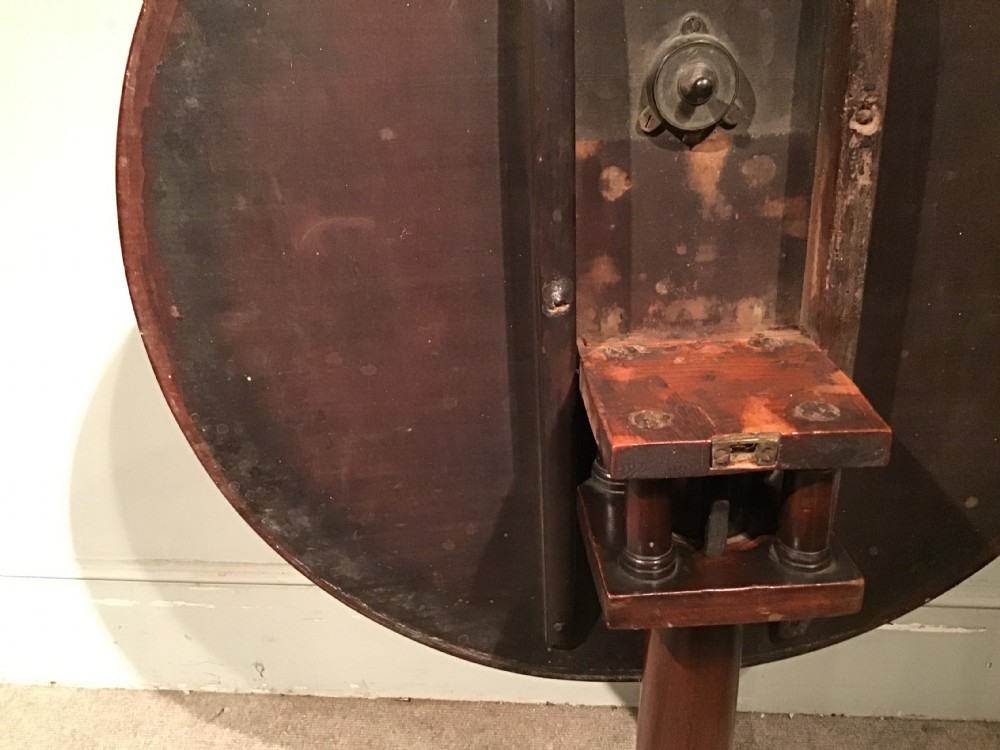Georgian mahogany tripod table  View VII