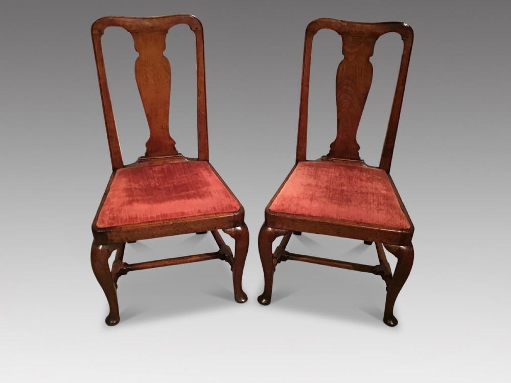 Pair of early 18th century chairs View II