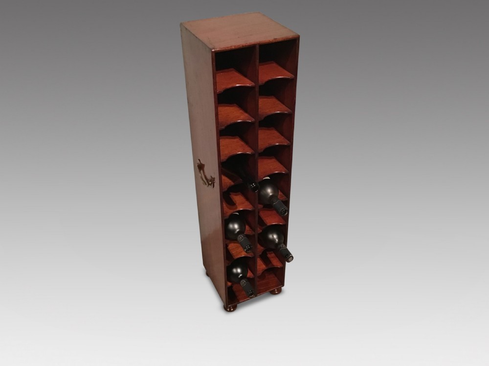 Mahogany wine rack