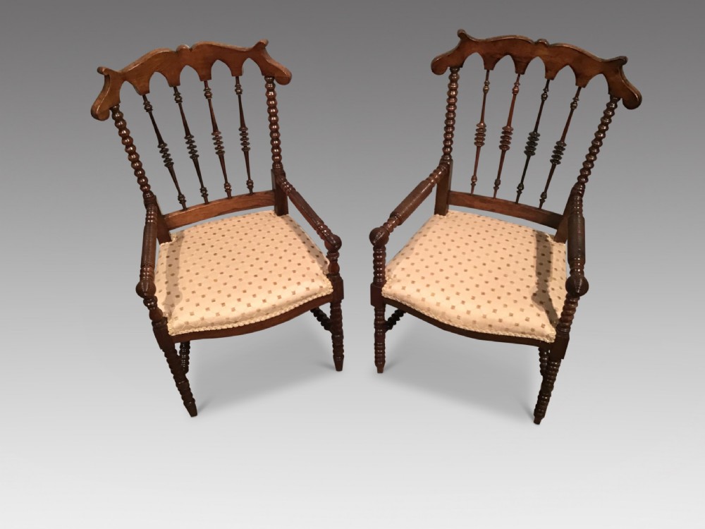 Pair of antique child’s chairs