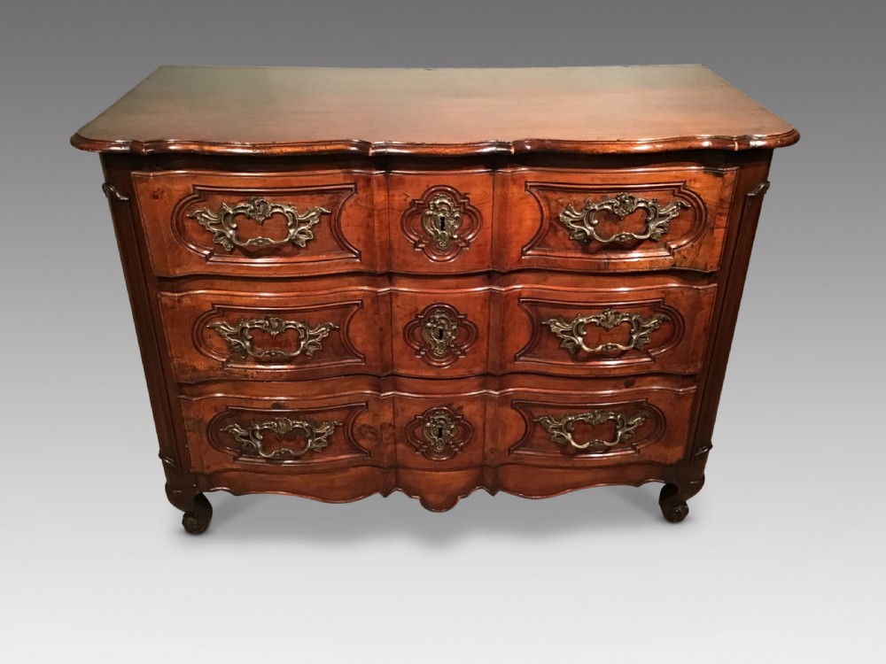 Antique walnut commode