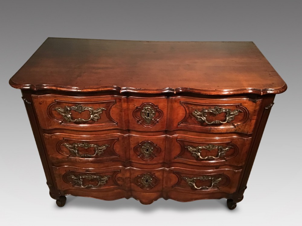 Antique walnut commode View III