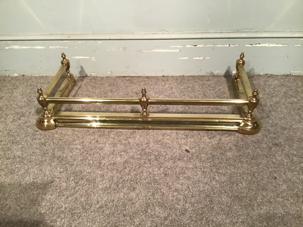 Antique brass fender
