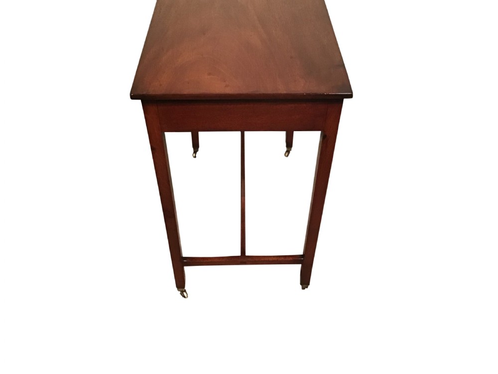 Antique mahogany side table View VI