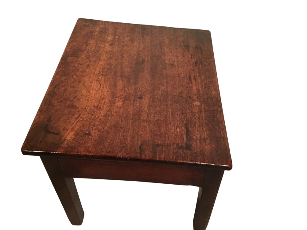 Georgian mahogany end table View II