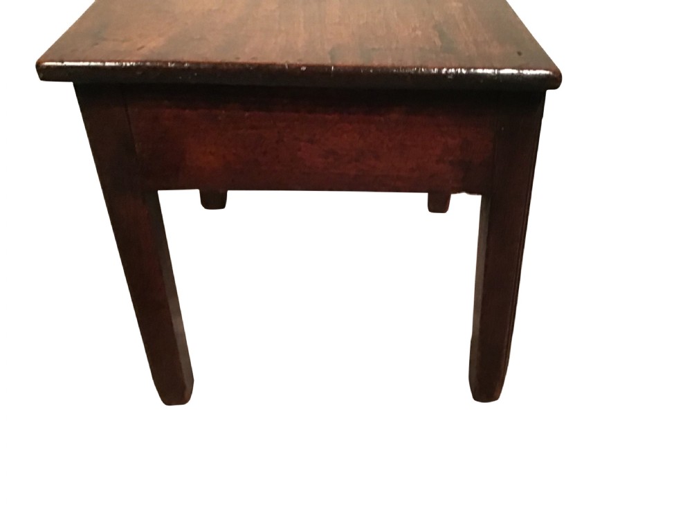 Georgian mahogany end table View III