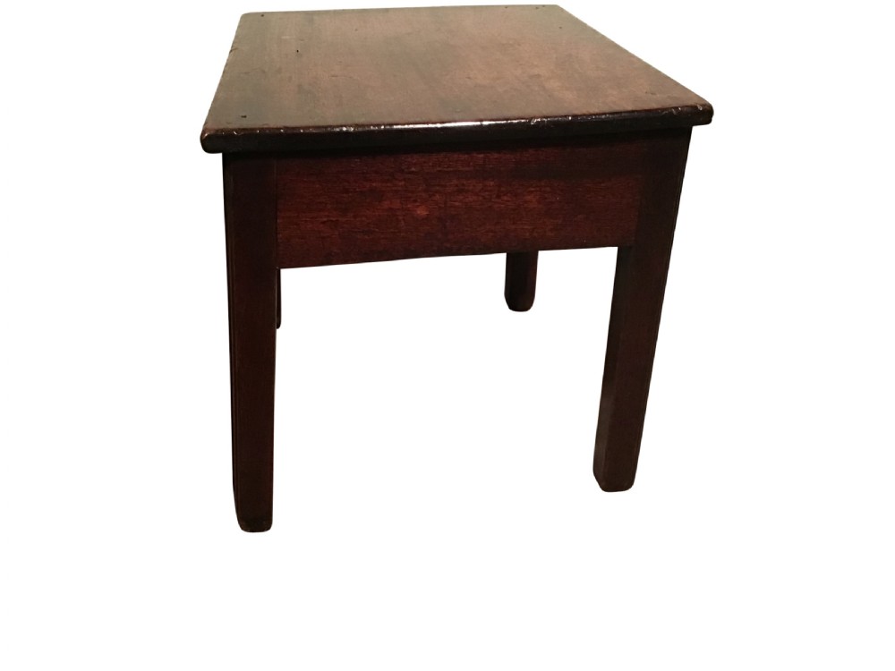 Georgian mahogany end table View IV