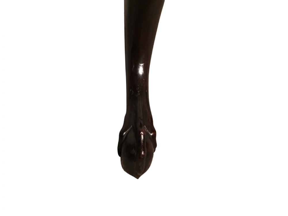Antique mahogany torchere View V