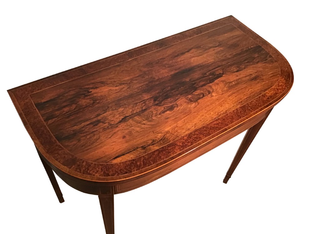 Georgian card table View VI