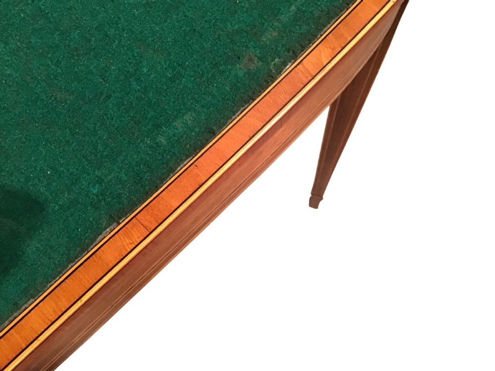 Georgian card table View VIII