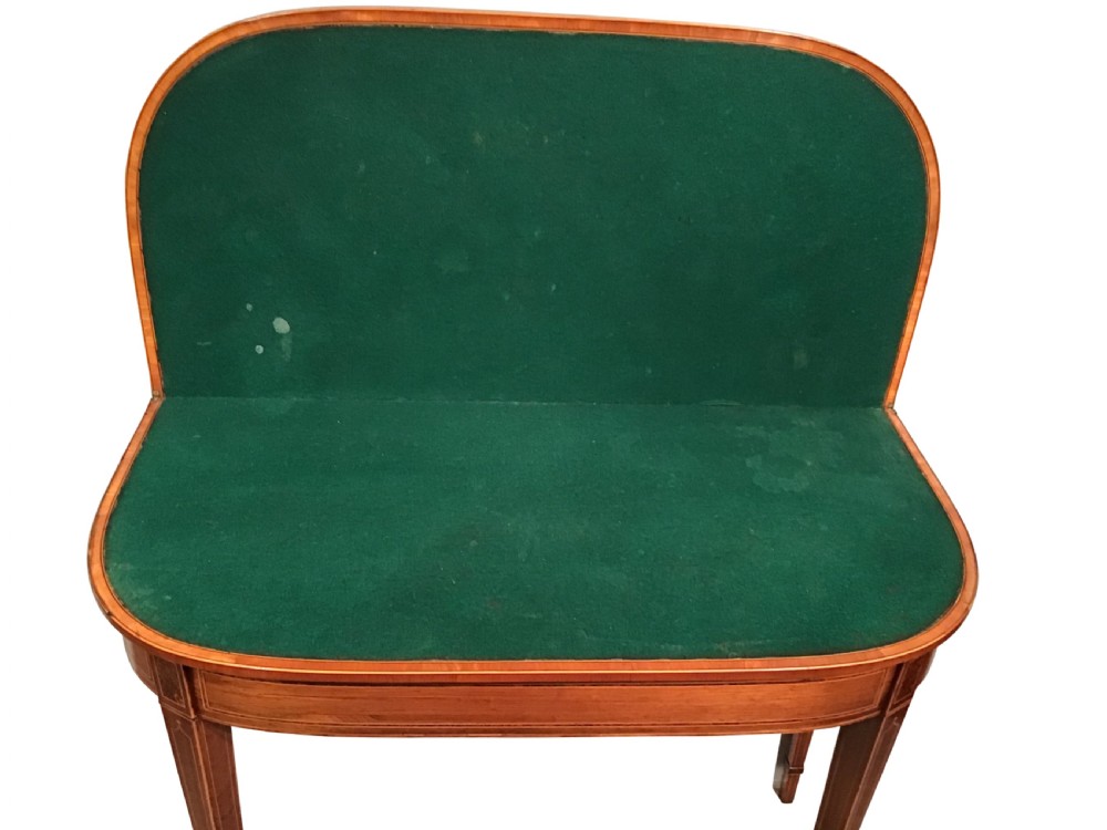 Georgian card table View IX