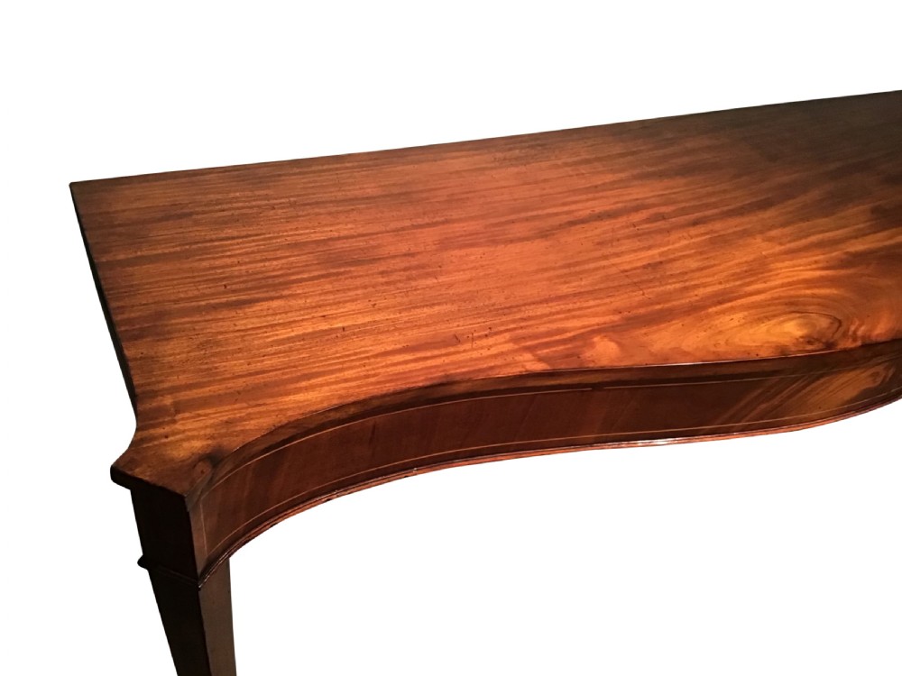 Georgian mahogany serving table View V
