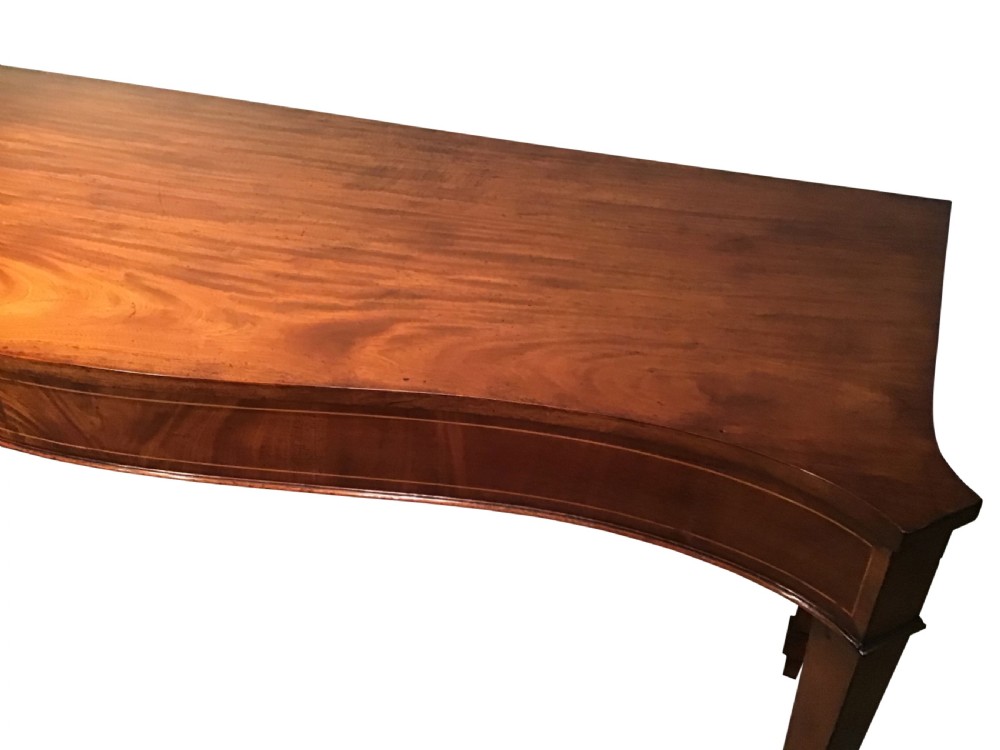 Georgian mahogany serving table View VI