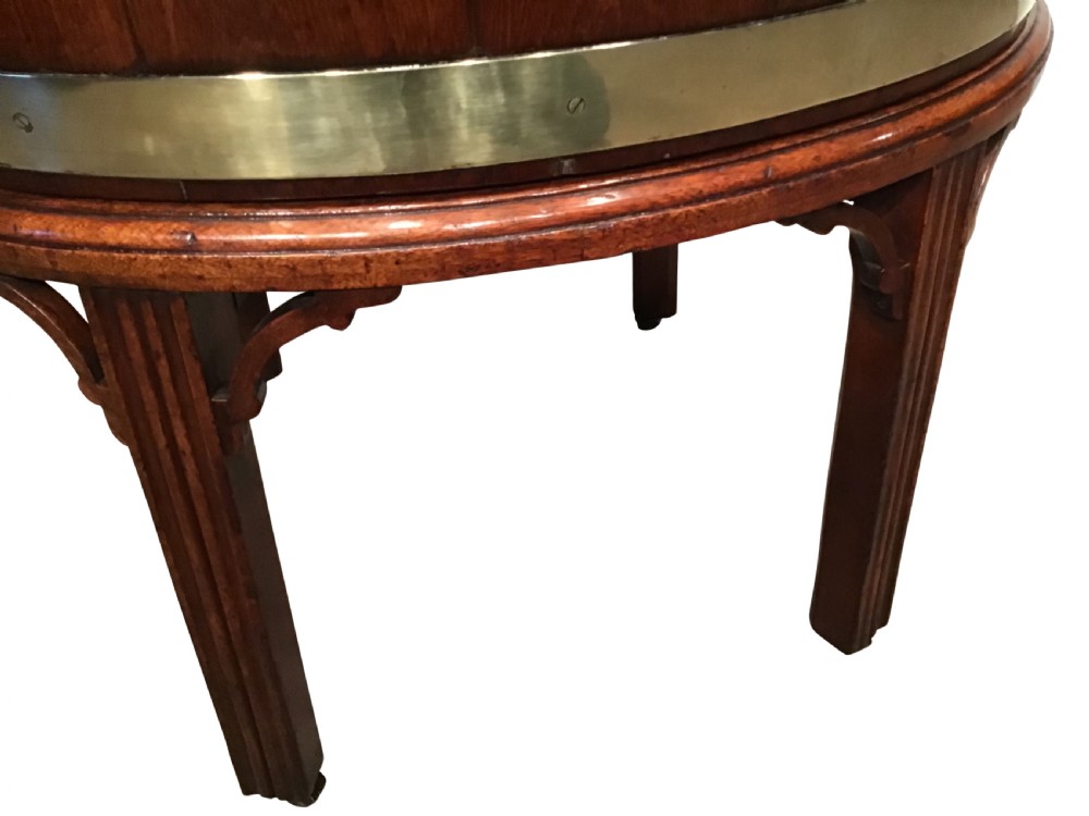 Antique mahogany wine cooler View IV