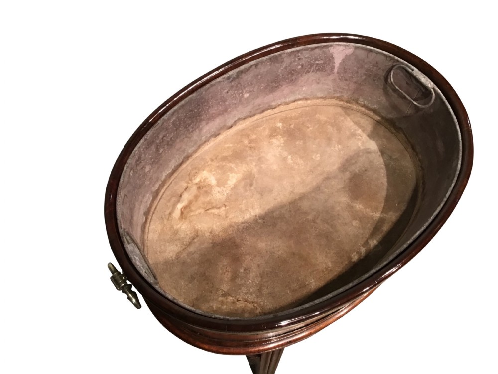 Antique mahogany wine cooler View V