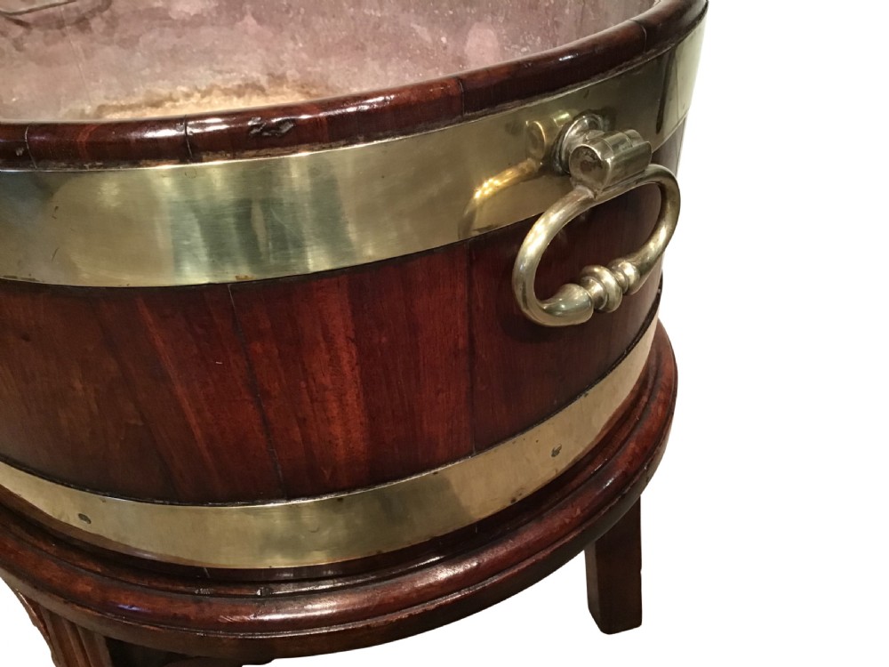 Antique mahogany wine cooler View VI