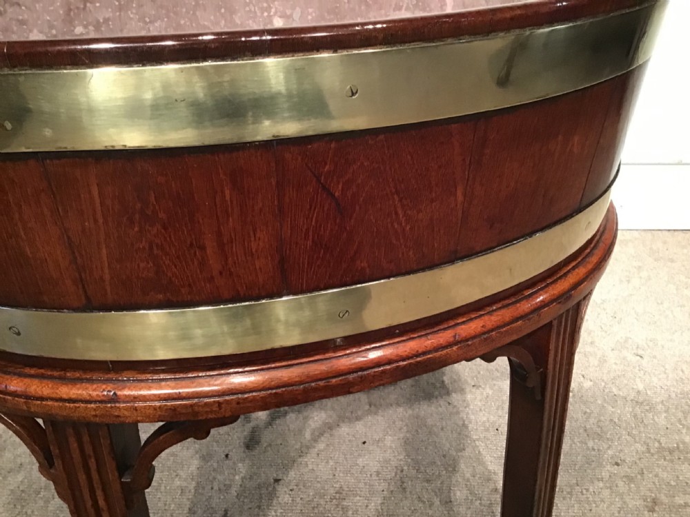Antique mahogany wine cooler View XII