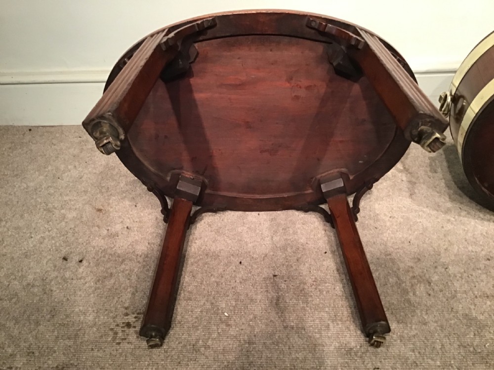 Antique mahogany wine cooler View XVII