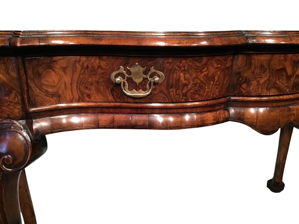 Antique walnut serving table View IV