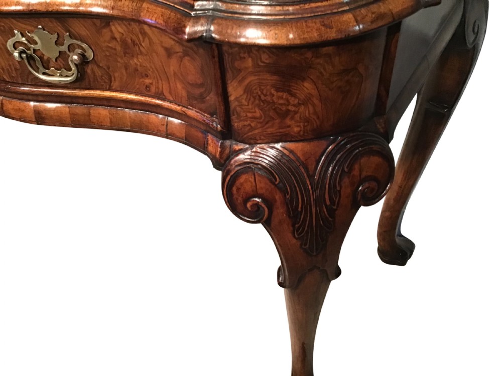 Antique walnut serving table View VI