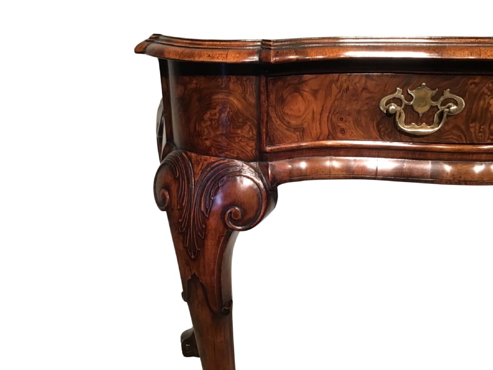 Antique walnut serving table View VIII