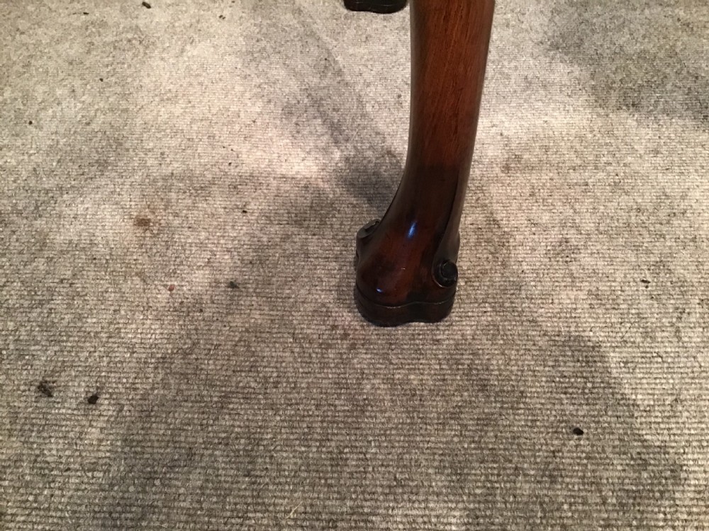 Antique walnut serving table View XII