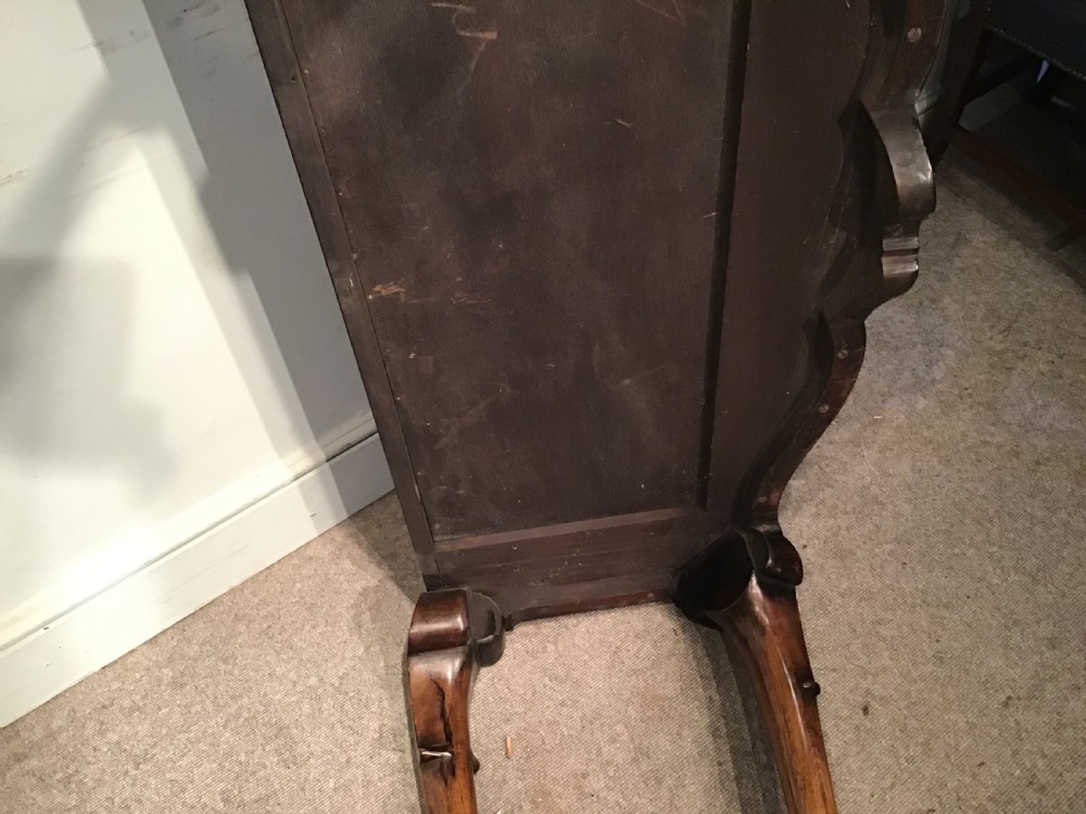 Antique walnut serving table View XIV